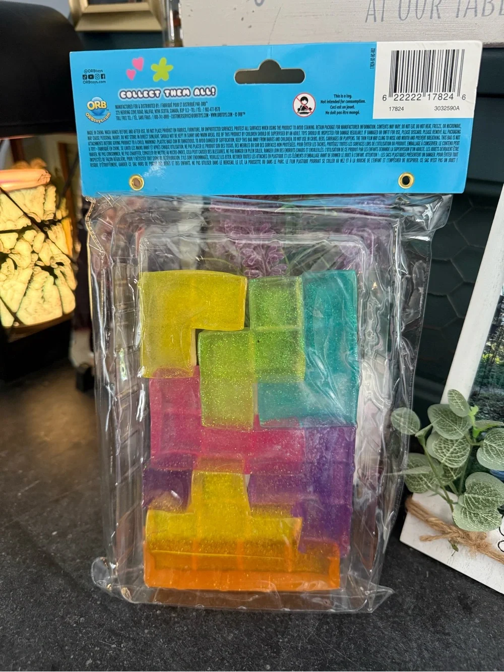 Taba-Pops Squish Bricks - Multicolor Glitter
